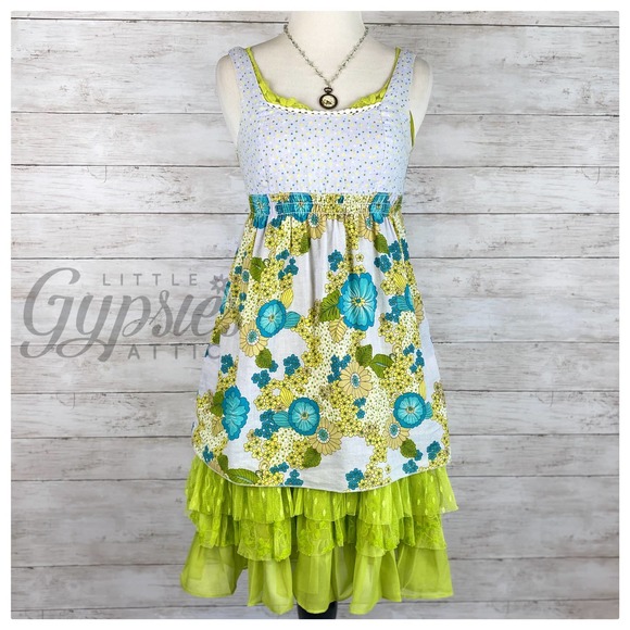 OLD Hippie Flower Child Top - Picture 11 of 12